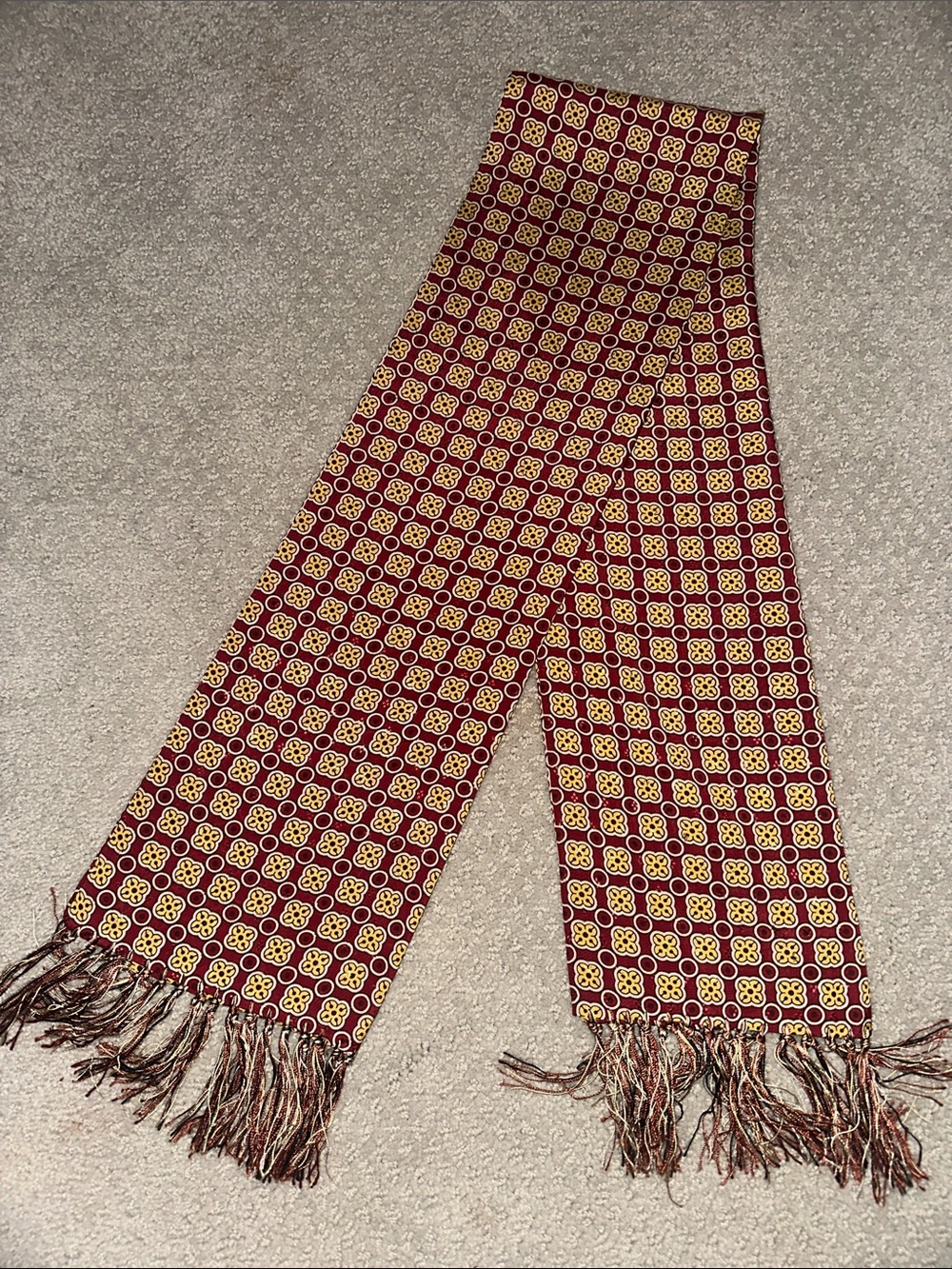 Beautiful Vintage Fringe Scarf - Harry Potter Inspired